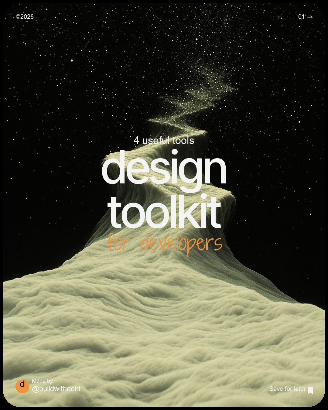 Designer tools for developers carousel cover